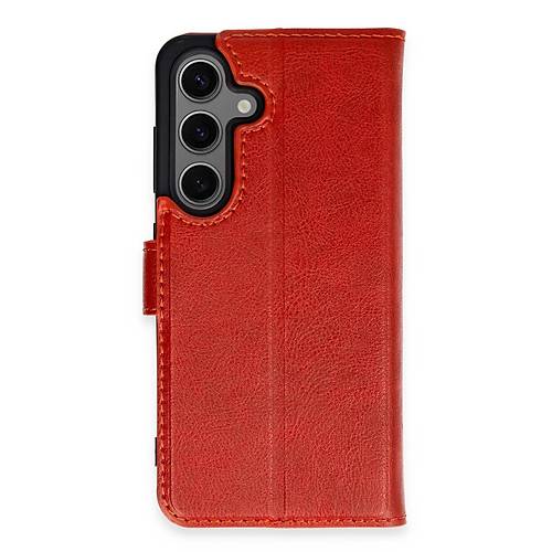 Galaxy S24 K�l�f Trend S Plus Kapakl� K�l�f - K�rm�z�