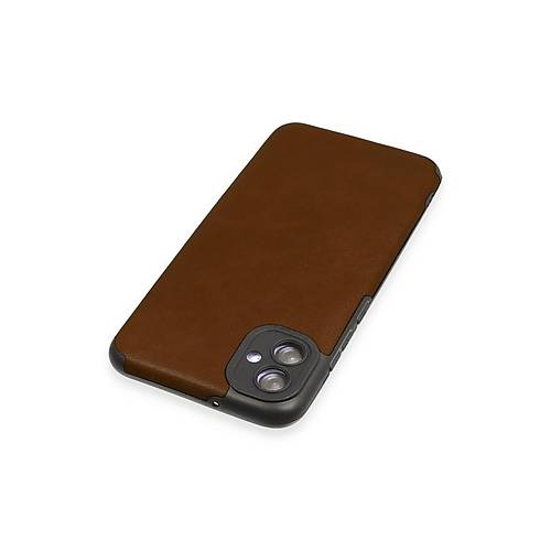 Galaxy A04E K�l�f Loop Deri Silikon - Kahverengi