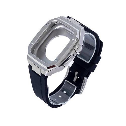 Watch 44mm KR402 Metal Kasa Silikon Kordon - G�m��