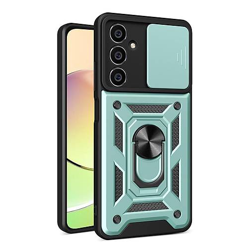 Galaxy A05S K�l�f Pars Lens Y�z�kl� Silikon - Ye�il