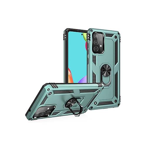Galaxy A33 5G K�l�f Sofya Y�z�kl� Silikon Kapak - Ye�il