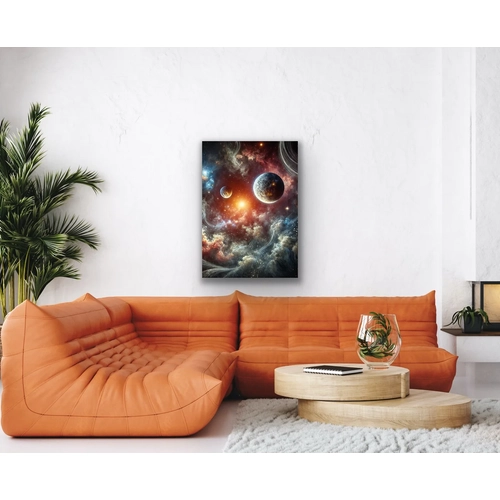 Gezegenler Kanvas Tablo 70x100cm