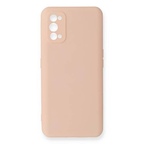 Realme 7 Pro K�l�f Nano i�i Kadife Silikon - Pudra