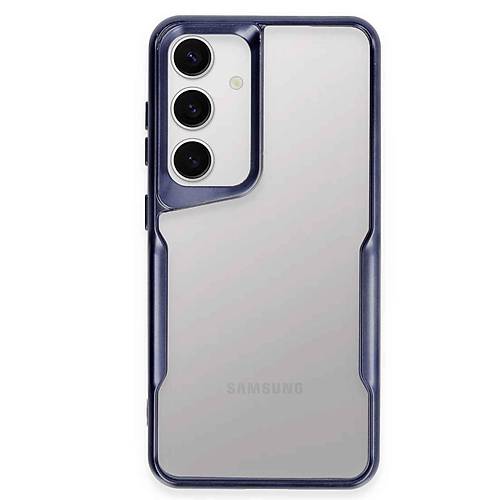 Galaxy S24 K�l�f Boyi Silikon Kapak - Lacivert