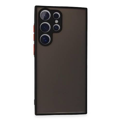 Galaxy S24 Ultra K�l�f Montreal Silikon Kapak - Siyah