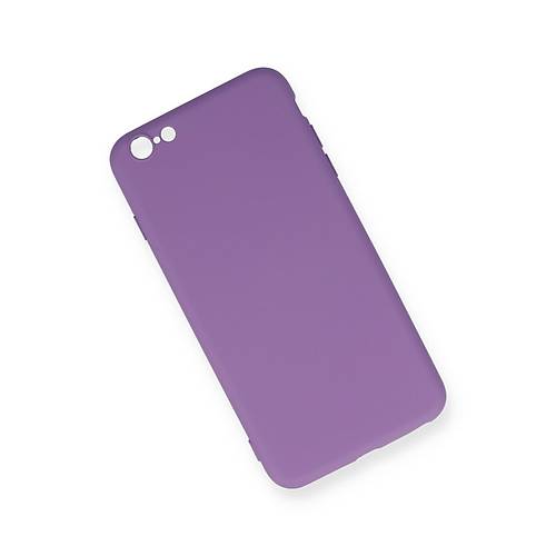 iPhone 6 Plus K�l�f Nano i�i Kadife Silikon - Mor
