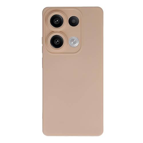 Redmi Note 13 4G K�l�f Nano i�i Kadife Silikon - Pudra