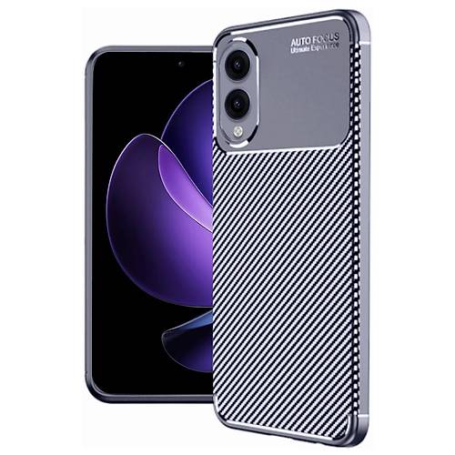 Galaxy S25 Edge K�l�f Auto Focus Karbon Kapak - Lacivert