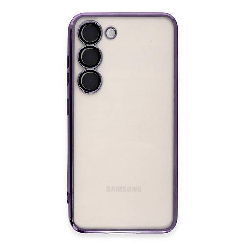 Galaxy S23 Plus K�l�f Razer Lensli Silikon - Mor