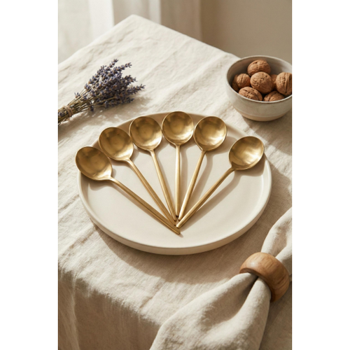6'l� L�ks Gold Paslanmaz �elik Yemek Ka���� Seti (21 cm)