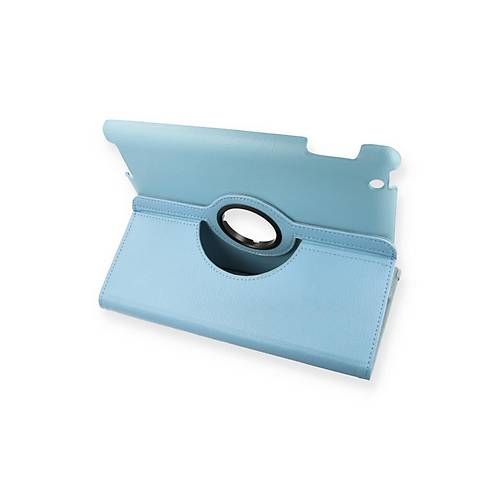iPad 4 9.7 K�l�f 360 Tablet Deri K�l�f - Turkuaz