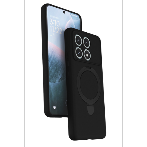 Poco X6 Pro Regal Magsafe Standl� Kapak - Siyah