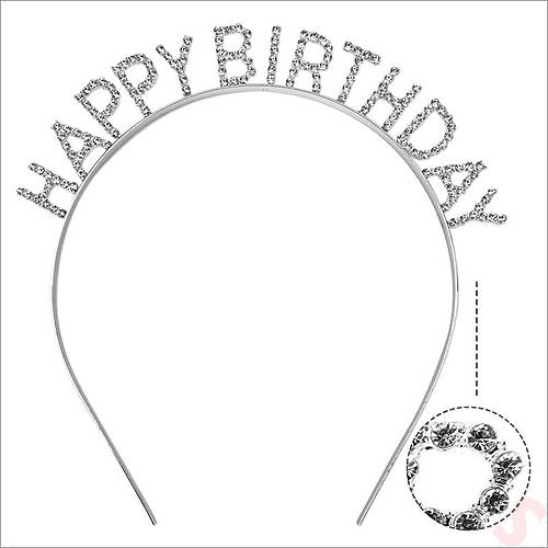 G�m�� Kristal Ta�l� Happy Birthday Do�um G�n� Tac� �thal �r�n A Kalite 17x16 cm