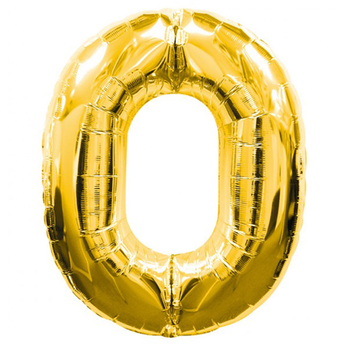 0 Rakaml� Folyo Balon Gold Renk 40 in�