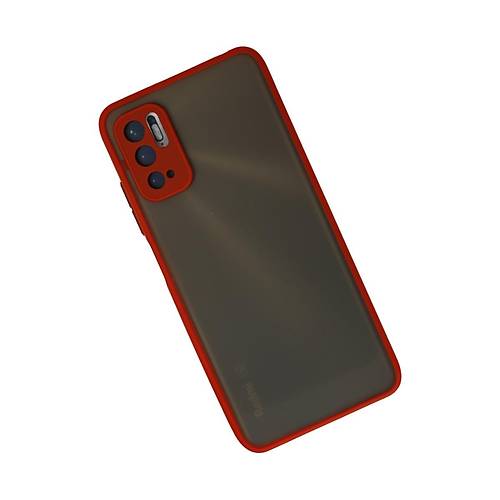 Redmi Note 10 5G K�l�f Montreal Silikon Kapak - K�rm�z�