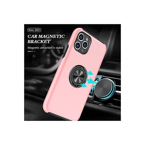 iPhone 11 Pro Max K�l�f Elit Y�z�kl� Kapak - Pembe