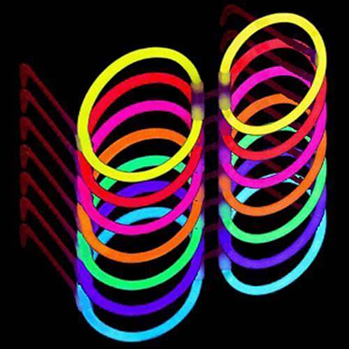 Glow Parti G�zl��� Glow Partisi Yuvarlak �ekilli Fosforlu G�zl�k 6 Adet