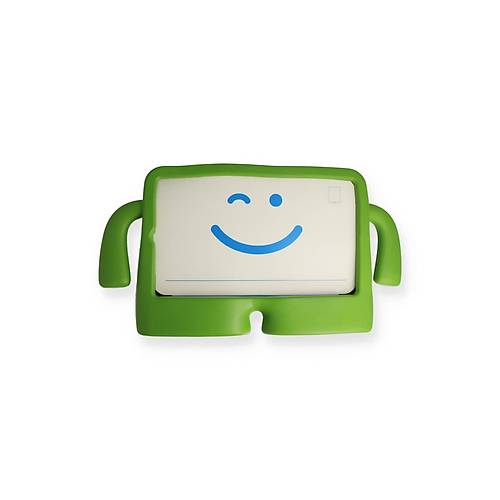 iPad Mini 5 K�l�f Karakter Tablet Silikon - Ye�il