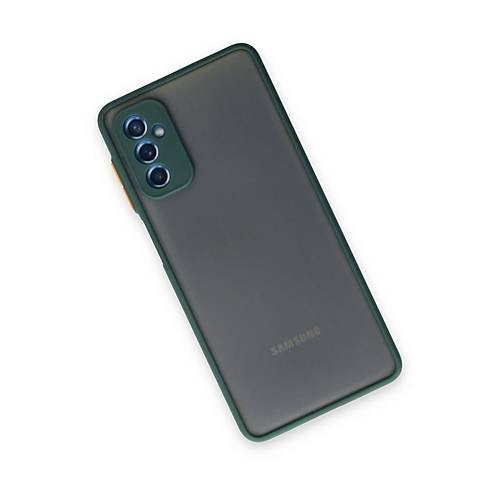 Galaxy M52 5G K�l�f Montreal Silikon Kapak - Ye�il