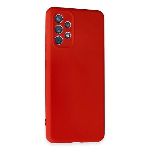 Galaxy A32 K�l�f First Silikon - K�rm�z�