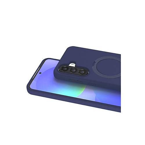 Galaxy A37 5G Regal Magsafe Standl� Kapak - Lacivert