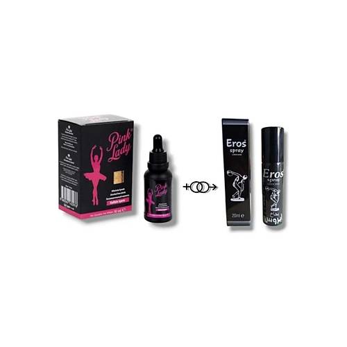 Pink Lady Kad�nlara �zel Damla + Eros Sprey