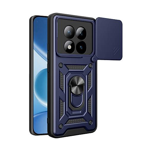 Redmi Note 15 Pro 4G Pars Lens Y�z�kl� Silikon - Lacivert
