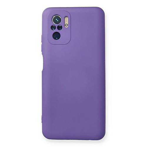 Redmi Note 10 K�l�f Nano i�i Kadife Silikon - Mor