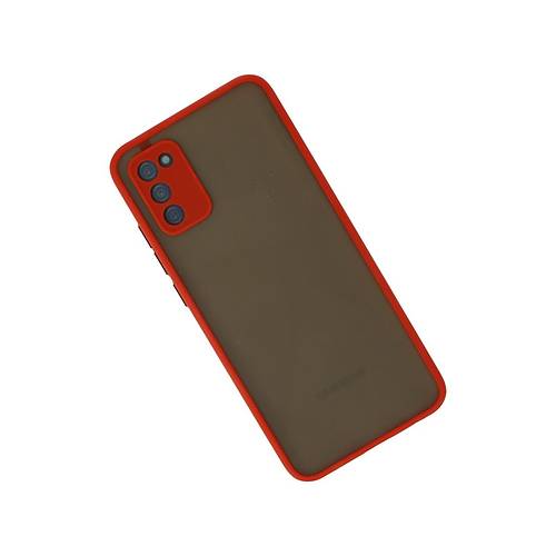 Galaxy A02S K�l�f Montreal Silikon Kapak - K�rm�z�