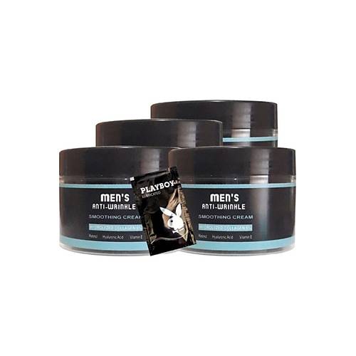 Men's 4 Adet 100 ml Snmp20356 Erkek Y�z Cilt Kremi Antiwrinkle Smoothing Cream + Yan�nda Jel