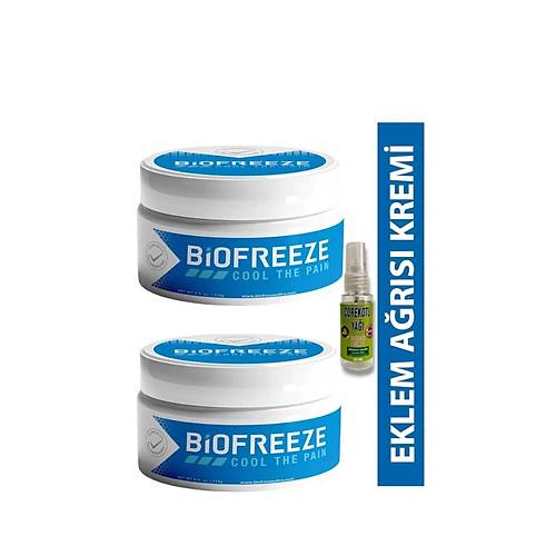 Biofreeze 150 ml Rahatlama Masaj Kremi X 2 Adet + ��rek Otu Ya�� 30 ml Hediye