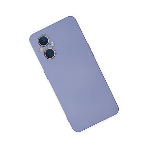 Reno 7 Lite K�l�f Nano i�i Kadife Silikon - Lila