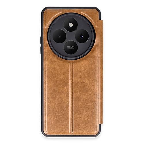Redmi 14C K�l�f Flip Cover - Taba