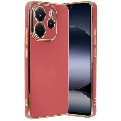 Redmi Note 14 4G K�l�f Volet Silikon - K�rm�z�