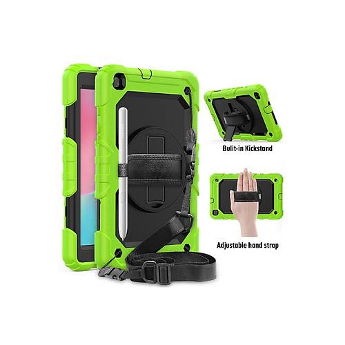 Galaxy T290 Tab A 8 K�l�f Pars Tablet Kapak - Ye�il