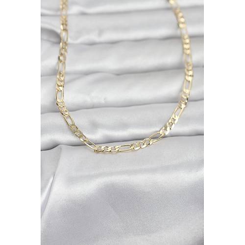 CM 14K Gold Renk Ku�g�z� Zincir Model 60 cm Kad�n Kolye