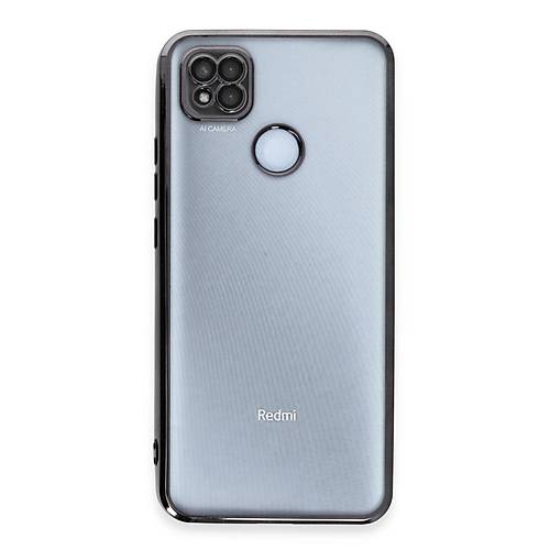 Redmi 9C K�l�f Razer Lensli Silikon - Siyah