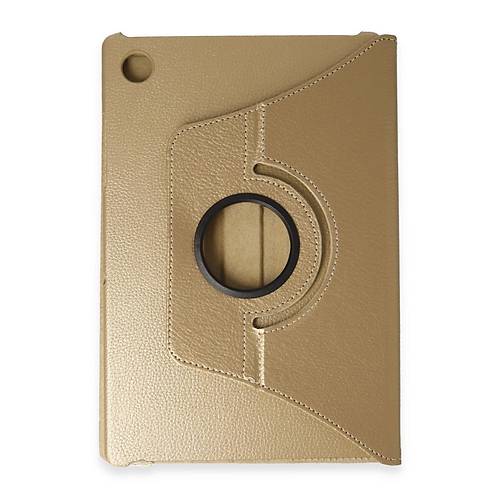 Galaxy X200 Tab A8 10.5 K�l�f 360 Tablet Deri K�l�f - Gold