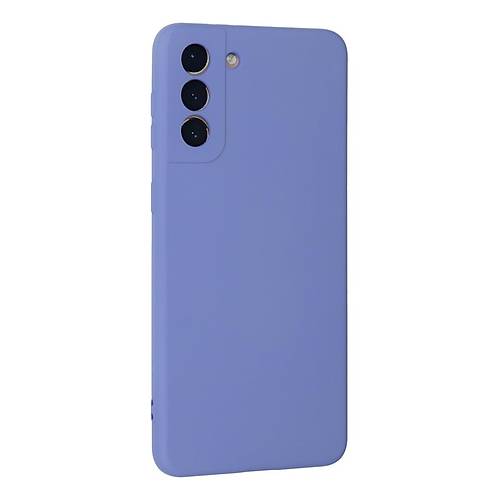 Galaxy S21 Plus K�l�f Nano i�i Kadife Silikon - Lila