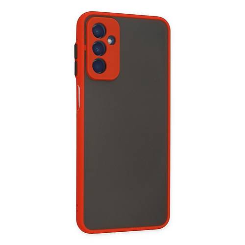 Galaxy M13 K�l�f Montreal Silikon Kapak - K�rm�z�