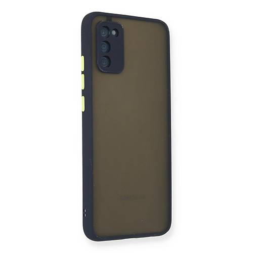 Galaxy A03S K�l�f Montreal Silikon Kapak - Lacivert