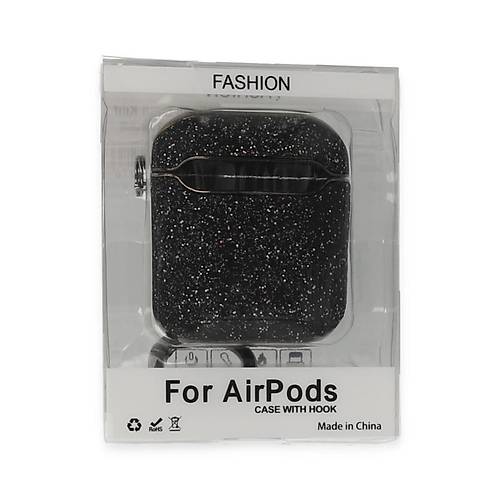 Airpods 2 (2.nesil) Spell Simli K�l�f - Siyah
