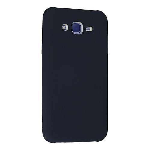 Galaxy J7 K�l�f Nano i�i Kadife Silikon - Lacivert