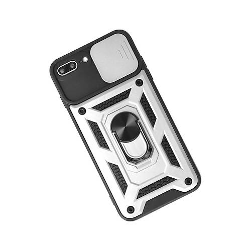 iPhone 7 Plus K�l�f Pars Lens Y�z�kl� Silikon - G�m��