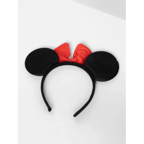 K�rm�z� Fiyonklu Minnie Mouse Ta� Fare Tac� Kafa Band�