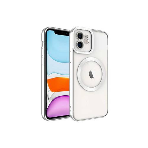 iPhone 12 K�l�f Kross Magneticsafe Kapak - Titan Gri