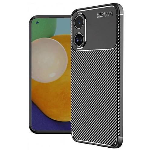 A38 K�l�f Auto Focus Karbon Kapak - Siyah