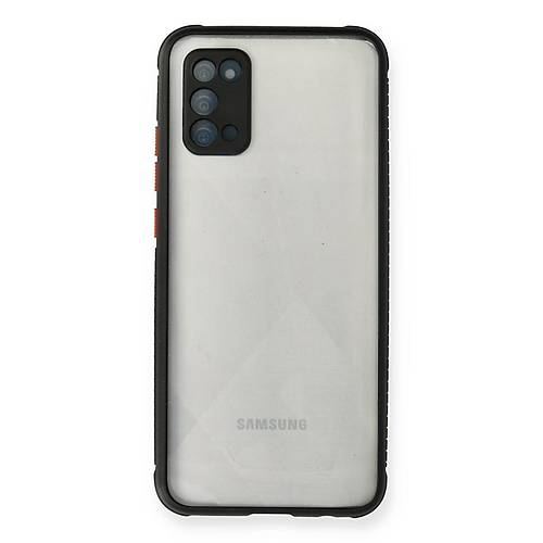 Galaxy A02S K�l�f Miami �effaf Silikon - Siyah