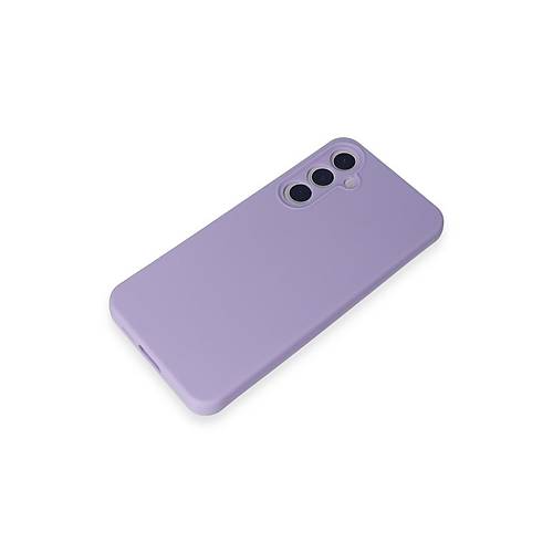 Galaxy A55 5G K�l�f Nano i�i Kadife Silikon - Lila