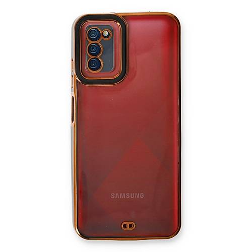 Galaxy A03S K�l�f Liva Lens Silikon - Siyah